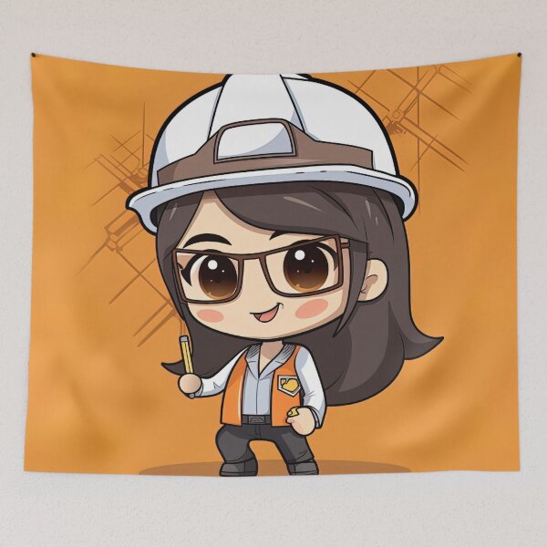 Item preview, Civil engineer | cute style designed and sold by ComicsFactory.