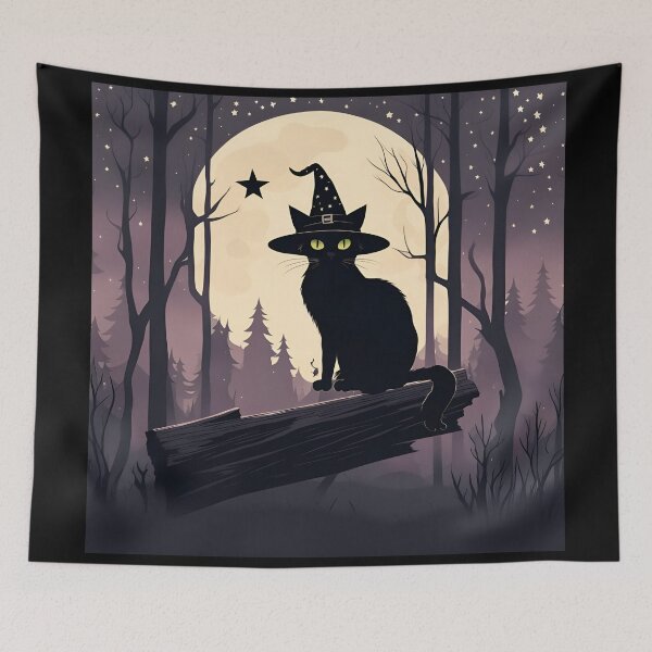 Item preview, Witch Cat Mischief designed and sold by agabb87.