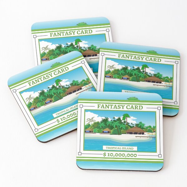 Item preview, Tropical Island Fantasy Card designed and sold by OutrageousTM.