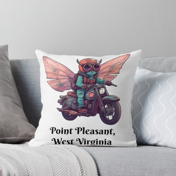 Item preview, Mothman On a motorbike designed and sold by Spellhound.