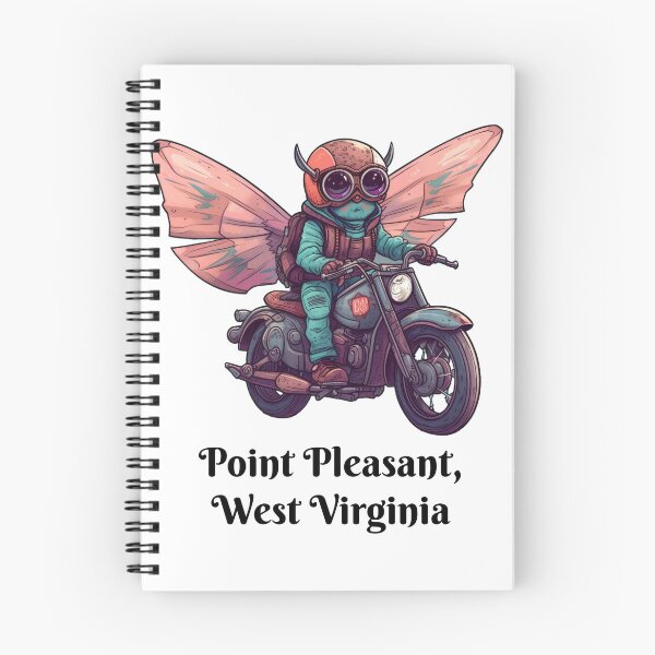 Item preview, Mothman On a motorbike designed and sold by Spellhound.