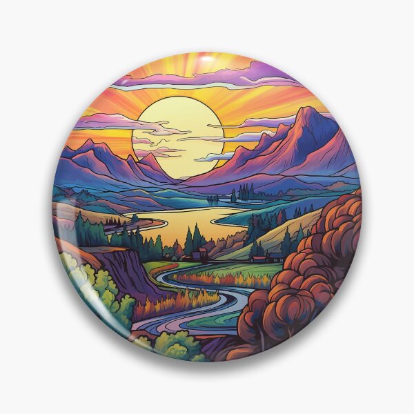 Item preview, Psychedelic Okanagan Escape Canadian British Columbia designed and sold by meganohm.