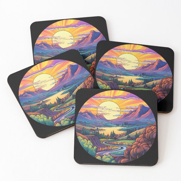 Item preview, Psychedelic Okanagan Escape Canadian British Columbia designed and sold by meganohm.