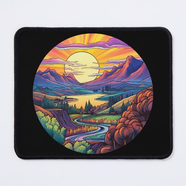 Item preview, Psychedelic Okanagan Escape Canadian British Columbia designed and sold by meganohm.