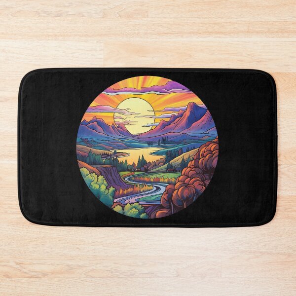 Item preview, Psychedelic Okanagan Escape Canadian British Columbia designed and sold by meganohm.