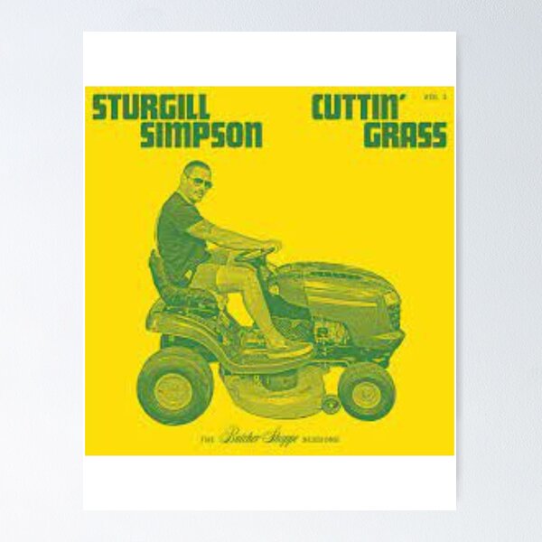 Aperçu de l'œuvre Sturgill Simpson Cuttin Grass créée et vendue par BravoGolf.
