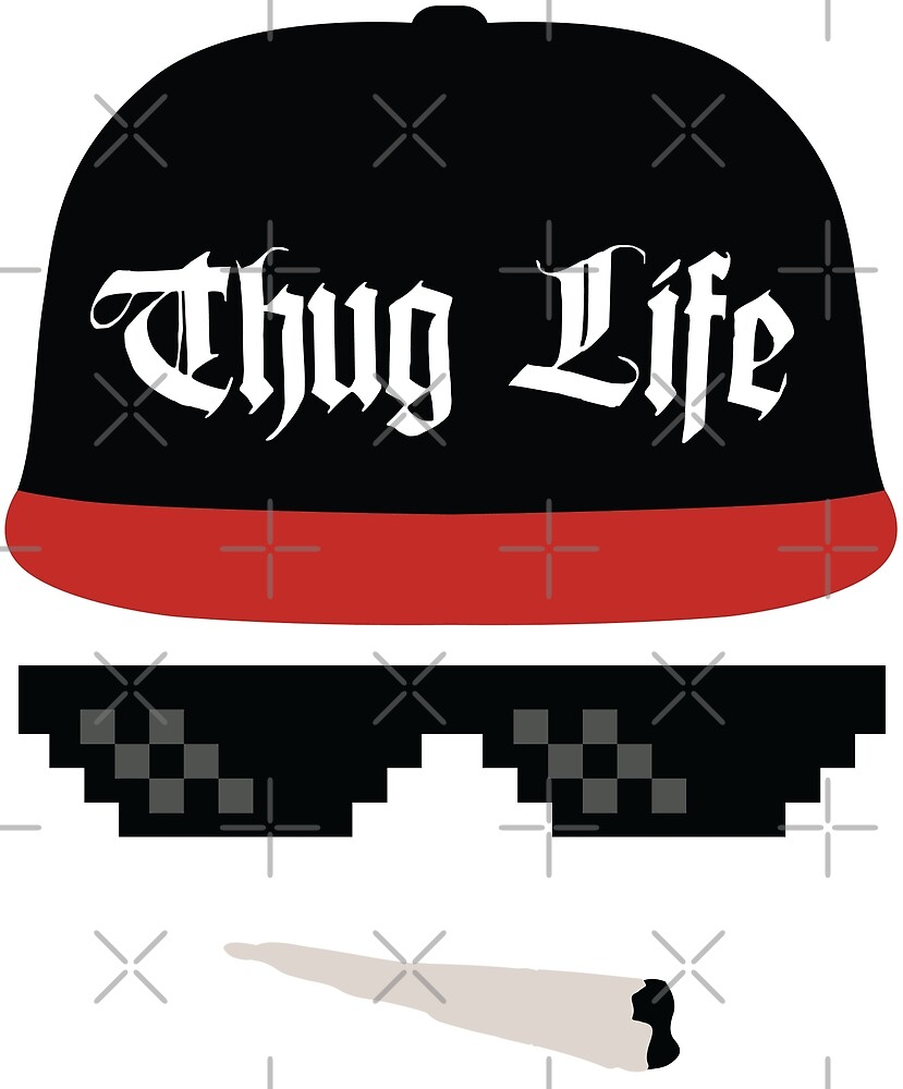 Thug Life Meme By Paul Foreman Redbubble