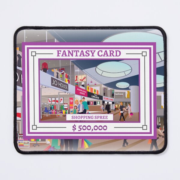 Item preview, Shopping Spree Fantasy Card designed and sold by OutrageousTM.