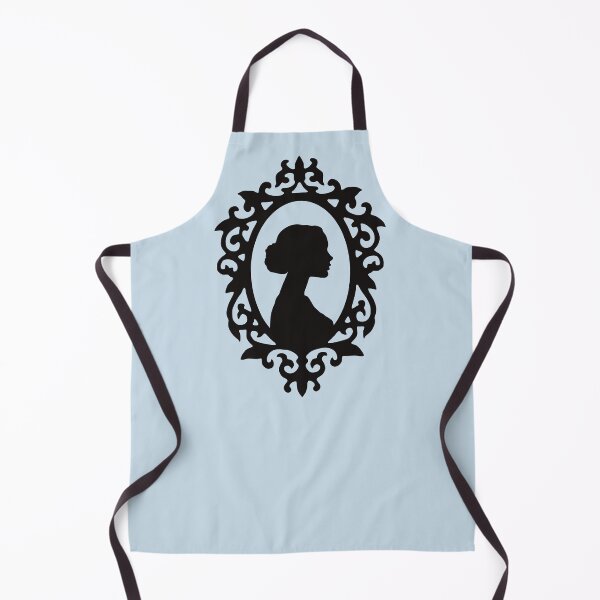 Item preview, Dark Academia Victorian Woman Profile Silhouette Frame designed and sold by Skull Fern.
