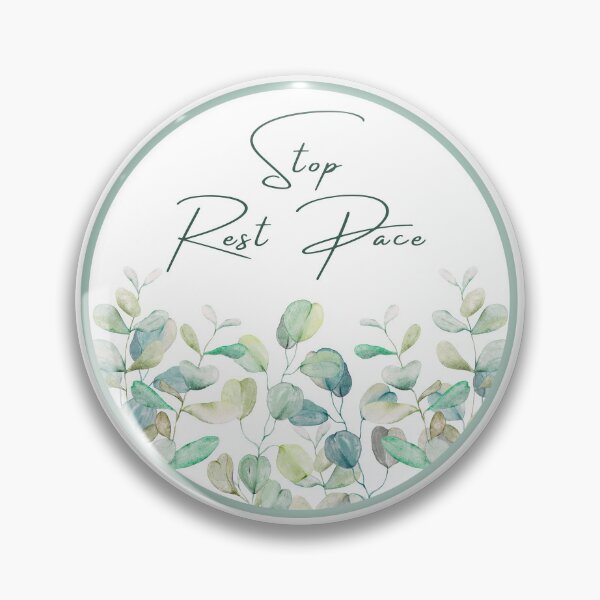 Item preview, Stop rest pace - Green circle designed and sold by Gretch21.