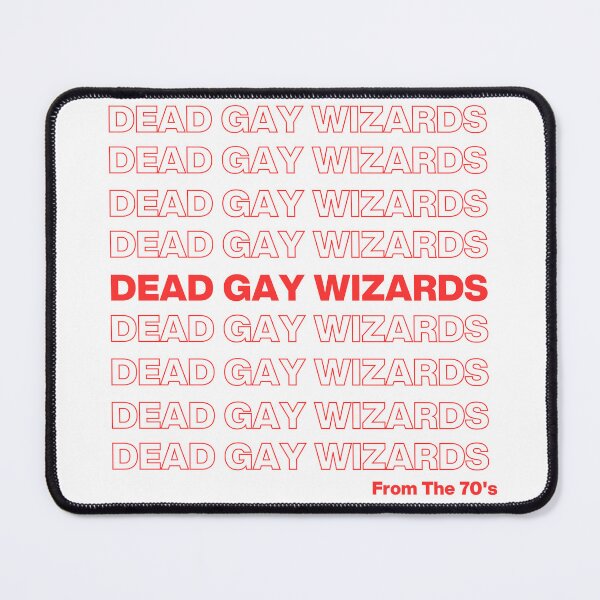 Item preview, Dead Gay Wizards From The 70's designed and sold by fairyringsart.