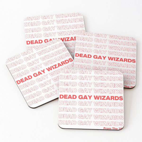 Item preview, Dead Gay Wizards From The 70's designed and sold by fairyringsart.