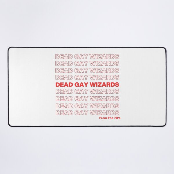 Item preview, Dead Gay Wizards From The 70's designed and sold by fairyringsart.