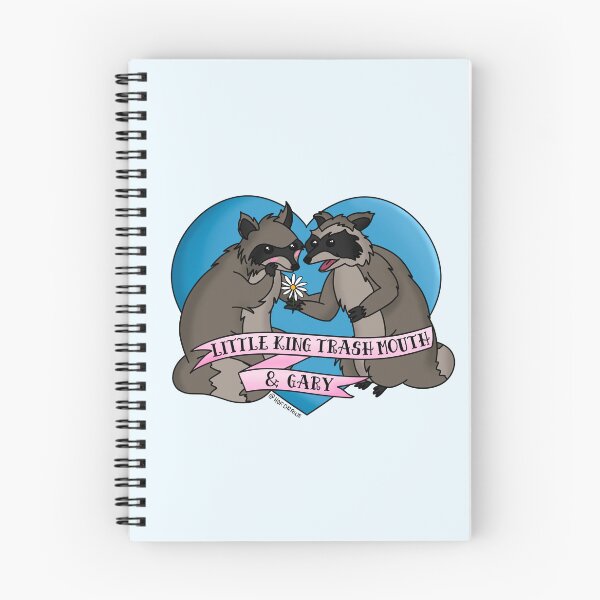 Item preview, Little King Trash Mouth & Gary Raccoons designed and sold by hofdraws.
