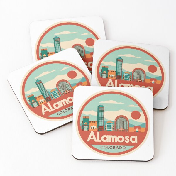 Item preview, Alamosa, Colorado | City Drawing 3 designed and sold by CircinusStore.