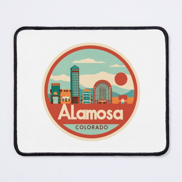 Item preview, Alamosa, Colorado | City Drawing 3 designed and sold by CircinusStore.