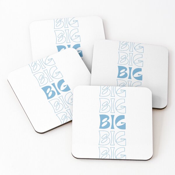 Item preview, Big/Little Letters Stack - Light Blue "Big" designed and sold by Jenna Cage.