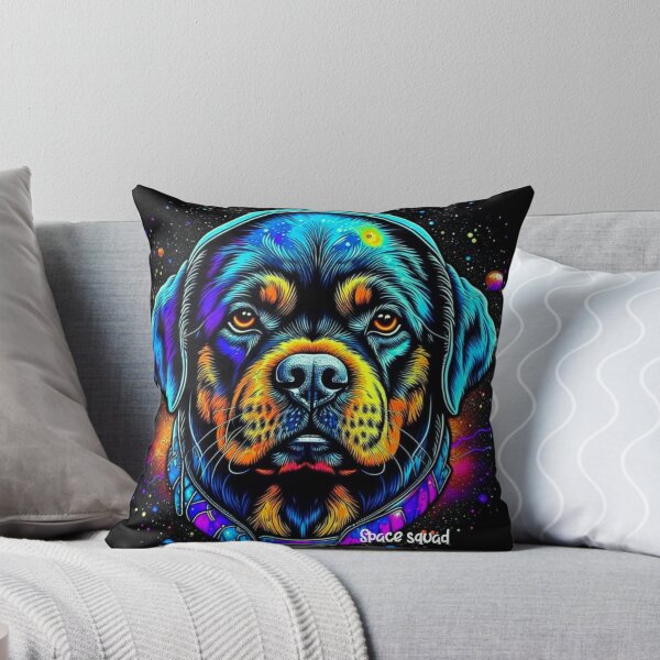 Item preview, Brave Rottweiler from the Galaxy psychedelic design designed and sold by PuppyFriend.