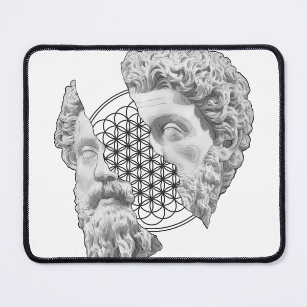Item preview, Marcus Aurellius Flower of Life designed and sold by hoodrattats.
