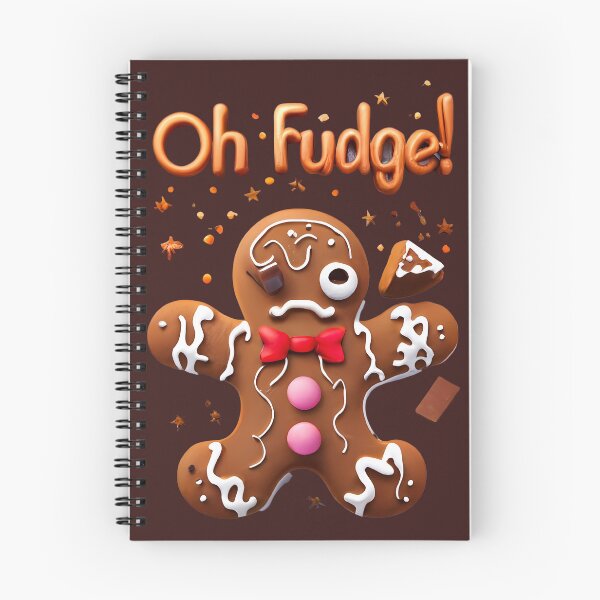 Item preview, "Oh Fudge!" - Funny gingerbread mishap designed and sold by Justin Haas.