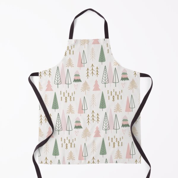Item preview, Pink Sage Green Pine Gold Woodland Pattern designed and sold by ArtMeetsPizza.