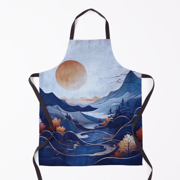 Item preview, Full Red Moon Over The Mountains designed and sold by Maria Angelica Maira.
