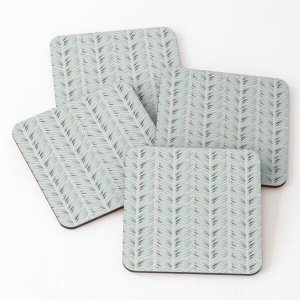 Item preview, Blue and Green Leafy Chevron  designed and sold by TanglePatch.