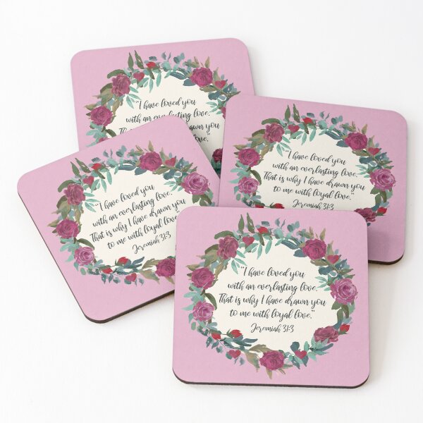 Item preview, Jeremiah 31:3 (Roses) designed and sold by Paper Bee Gift Shop.