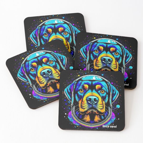 Item preview, Brave Rottweiler from the Galaxy psychedelic design designed and sold by PuppyFriend.