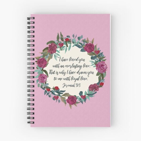 Item preview, Jeremiah 31:3 (Roses) designed and sold by Paper Bee Gift Shop.