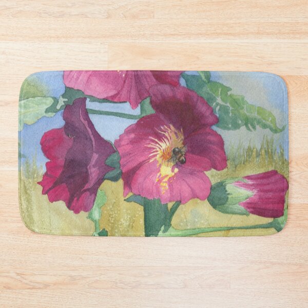 Item preview, Hollyhock Visitor designed and sold by Kelli Noteman O'Brien.