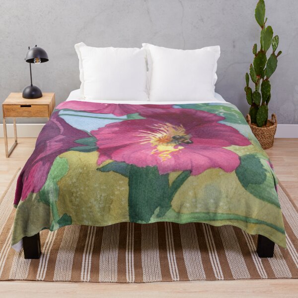 Item preview, Hollyhock Visitor designed and sold by Kelli Noteman O'Brien.