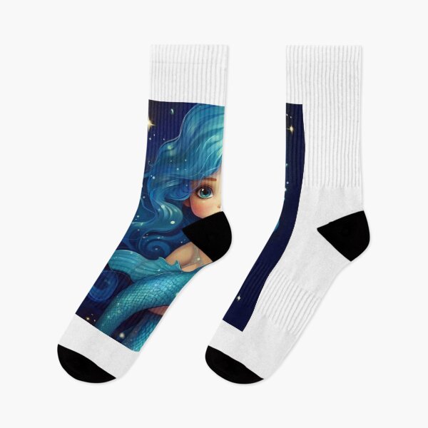 Item preview, cartoon  mermaid  girl  designed and sold by aiphotosart.