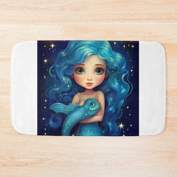 Item preview, cartoon  mermaid  girl  designed and sold by aiphotosart.