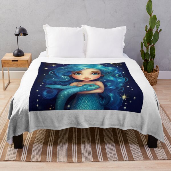 Item preview, cartoon  mermaid  girl  designed and sold by aiphotosart.