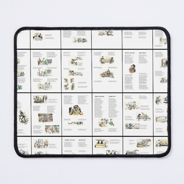 Item preview, Drawings and illustrations of the 7 Max and Moritz stories, Portrait, poster, German and English designed and sold by Michael Dietrich.