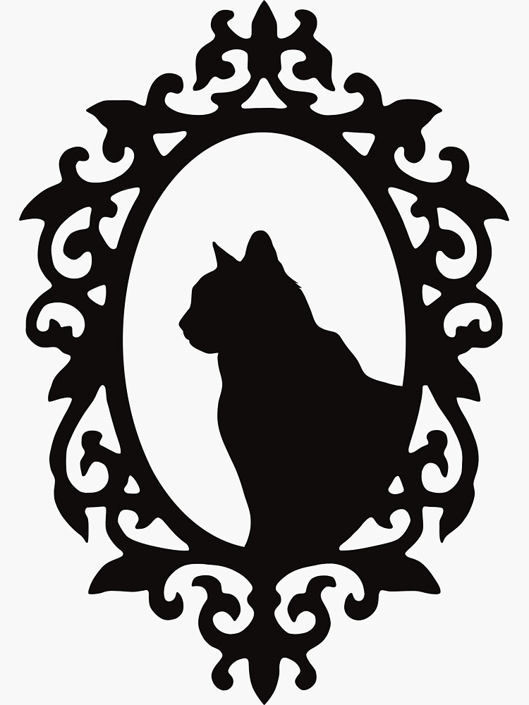 grave-fish468: dark academia cat icon