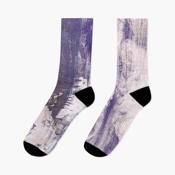 Item preview, Amethyst-Purple Colors And Creamy White Abstract Painting designed and sold by DEC02.