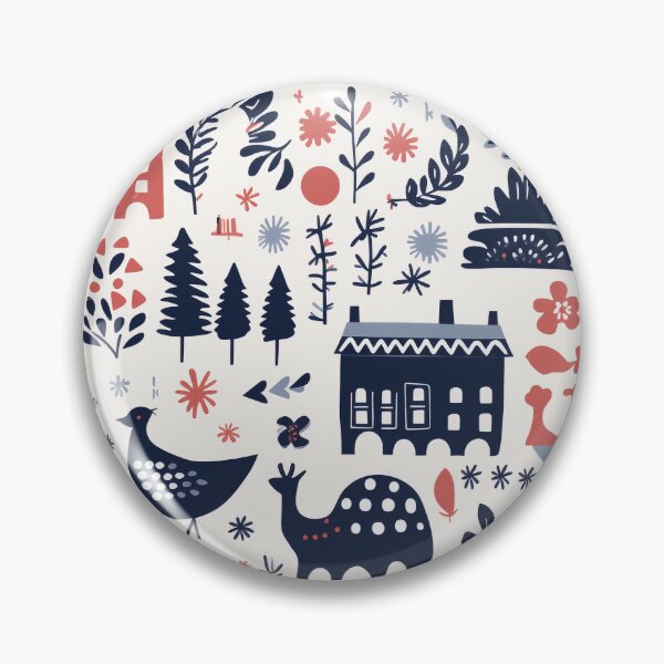 Item preview, Scandinavia simple pattern designed and sold by Studio-Coni.