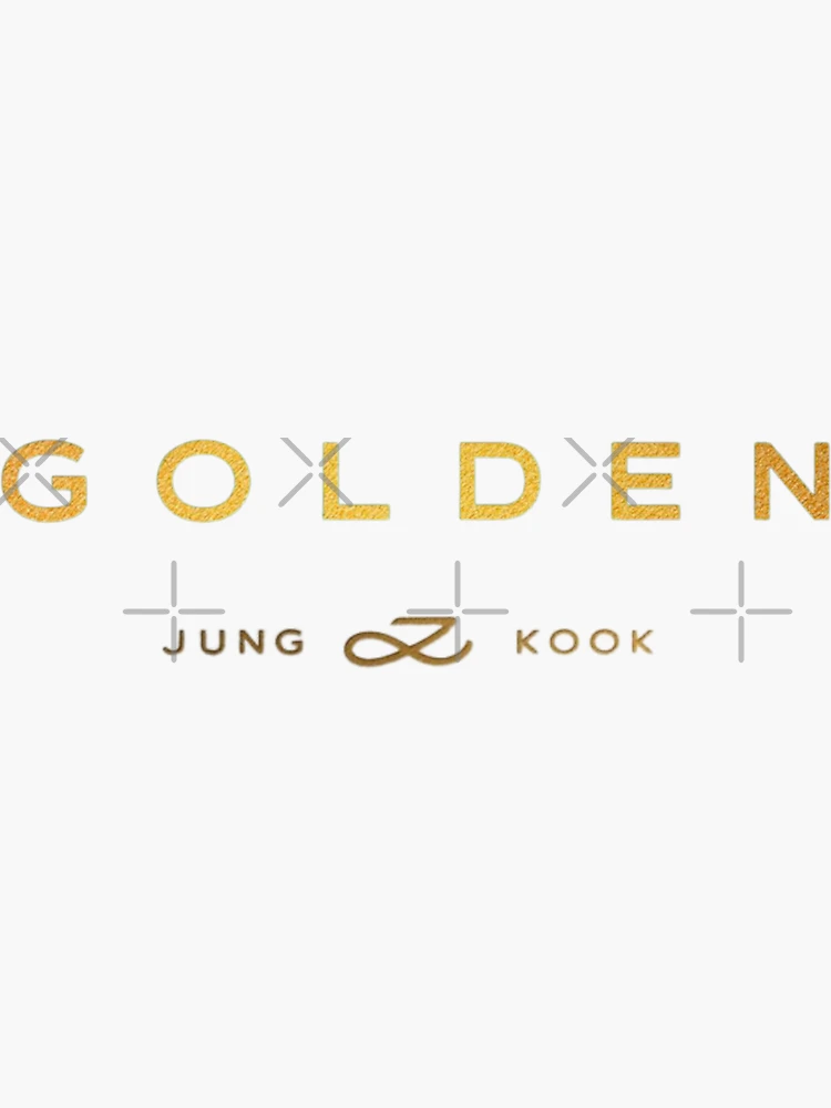 GOLDEN ALBUM JUNGKOOK  Sticker for Sale by Hana-emad