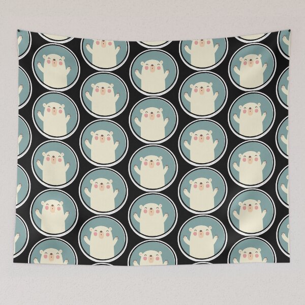 Item preview, a bear pattern, a bear looking out the window designed and sold by zzzozzo.