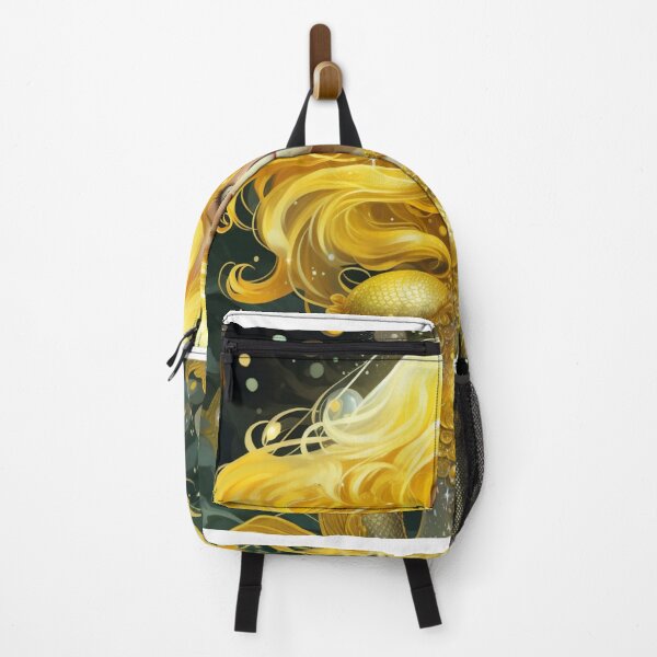 Item preview, A cartoon yellow mermaid girl  designed and sold by aiphotosart.