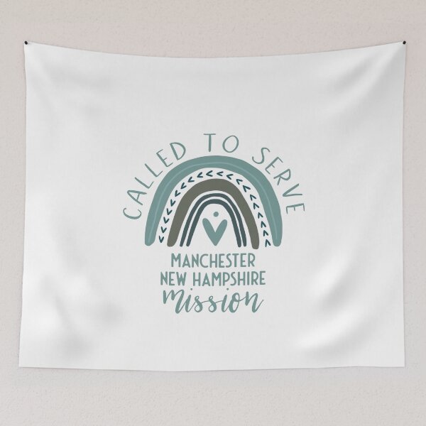 Item preview, Called to Serve - Manchester New Hampshire - Boho Rainbow Missionary Gift designed and sold by brizodesign.