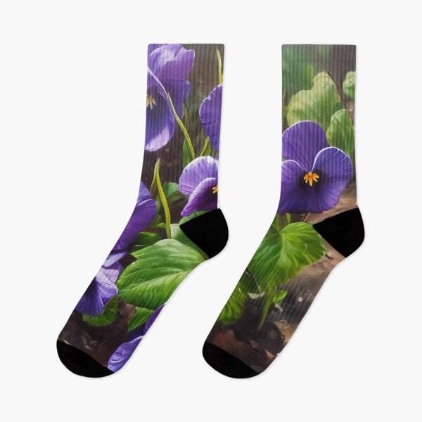 Item preview, violets on garden violet designed and sold by John Q. Cardholder.