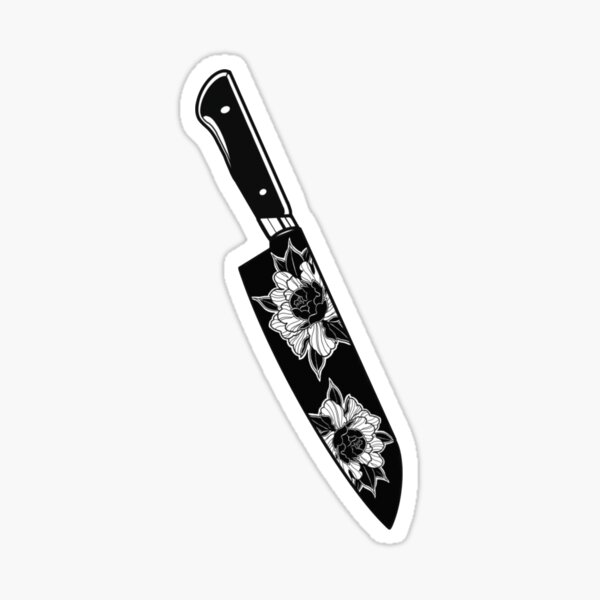 Bunka Chef Knife & Friends Sticker for Sale by Tastebuddy