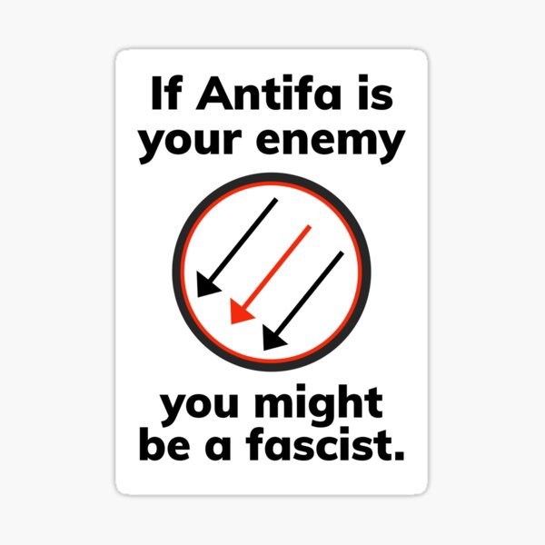 Artikel-Vorschau von Wenn die Antifa Ihr Feind ist, designt und verkauft von Rachel the Artist .