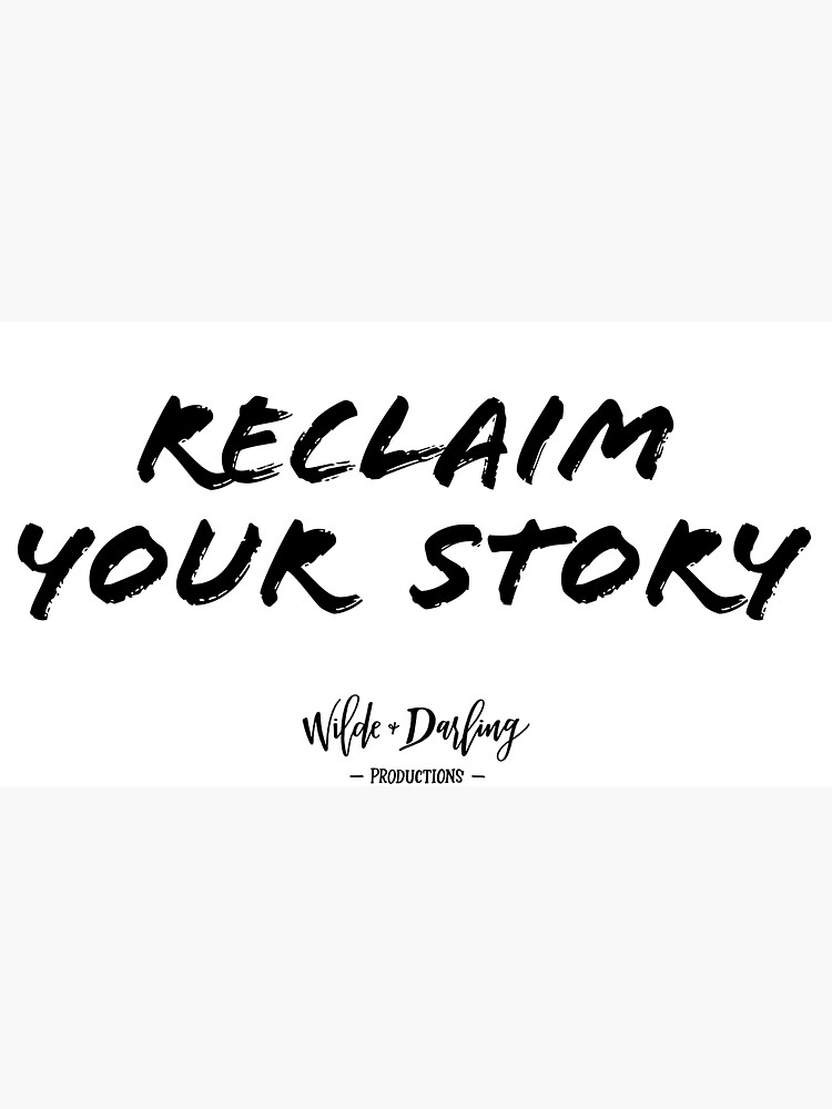 Thumbnail 7 of 7, Cap, Reclaim your story (Black) designed and sold by WildeandDarling.