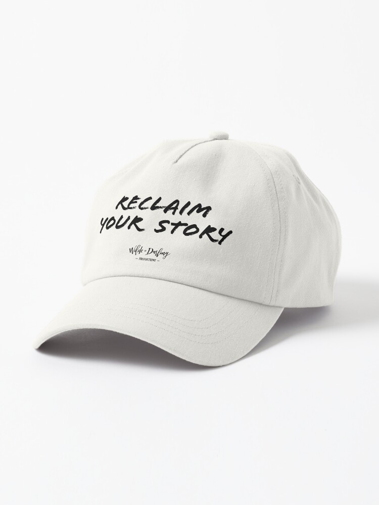 Thumbnail 1 of 7, Cap, Reclaim your story (Black) designed and sold by WildeandDarling.