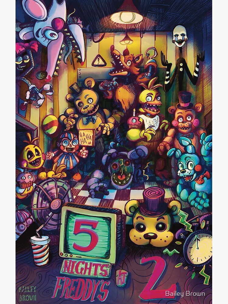 Withered foxy five nights at freddys 2 Poster for Sale by