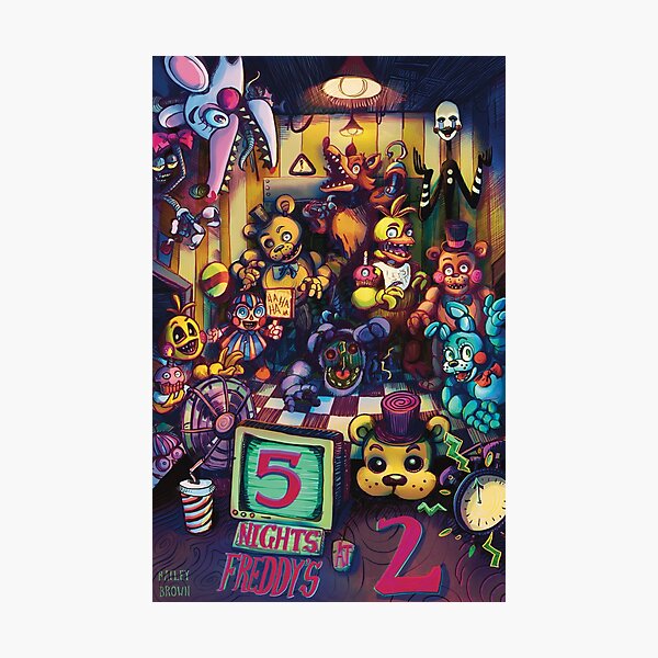 FNAF 2 animatronics Classic Poster for Sale by AarondeWerd